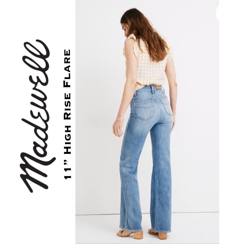 Madewell 11” High Rise Flare Jeans